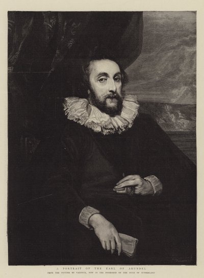 アランデル伯爵の肖像 作： Anthony van Dyck